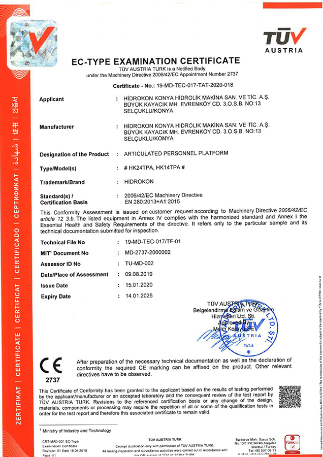 EC-Type-Examination-HİDROKON-TPA-MODELİ